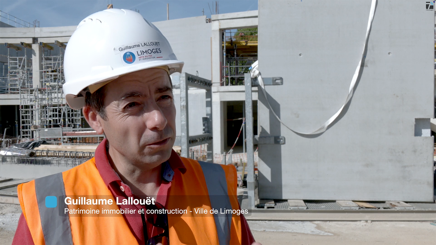 Guillaume Lallouët, qui supervise le chantier pour la Ville