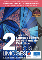 Couverture de l'agenda culturel septembre/octobre 2025