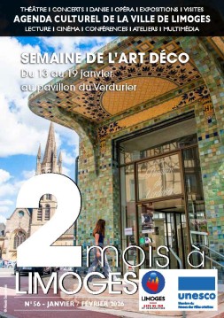 couverture de l'agenda culturel 2 mois à Limoges n° 56