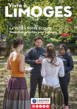 Couverture du magazine municipal Vivre à Limoges n° 218 - octobre 2026