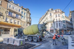Le chantier de réaménagement de la place des Bancs