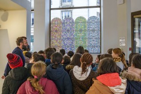 Les élèves découvrent l'art déco au pavillon du Verdurier