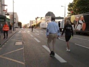 la ligne d'arrivée du Tour de France