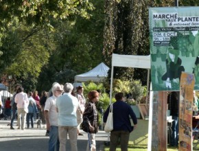 Le marché aux plantes du parc Victor-Thuillat