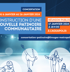 Concertation publique pour une nouvelle patinoire olympique a limoges