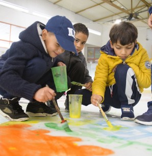 Peinture sur glace à la patinoire de Limoges