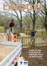 Couverture du n° 212 de Vivre à Limoges présentant l'aire de jeux d'Uzurat rénovée